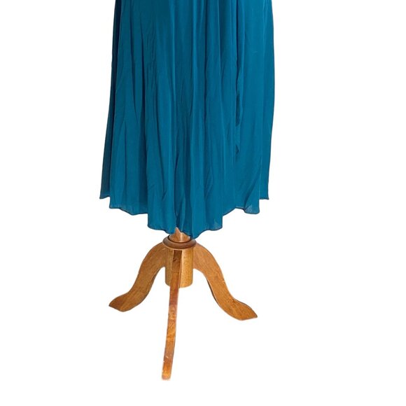 Mara J Jrs. Wrap Dress Green Size 7 NWT Deadstock Vintage Retro Mob Wife Boho - Picture 6 of 13